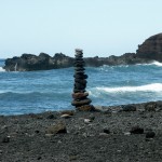 Am Strand bei El Golfo, Lanzarote 2011