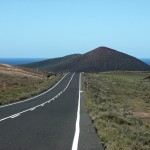 Eine Strasse auf Lanzarote 2011